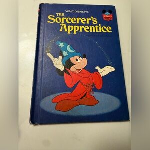 Disney Sorcerer's Apprentice Book - Blue and Red Cover